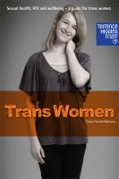 Cover Sexual health, HIV and wellbeing for trans women