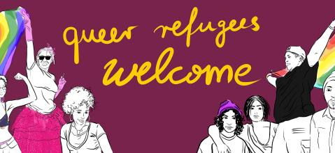 Bühnenbild Queer Refugees